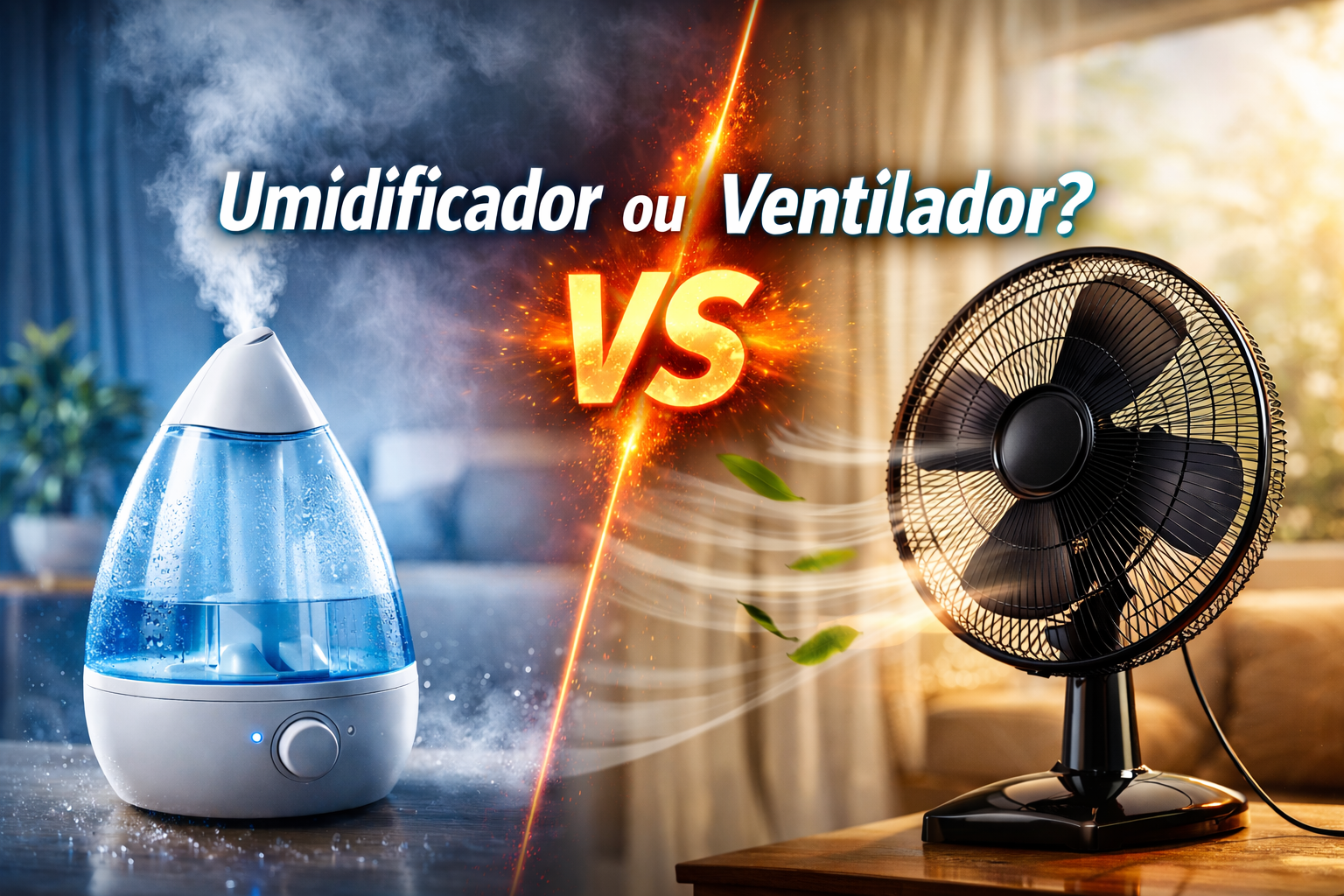 Umidificador de Ar ou Ventilador: Qual Escolher para Seu Quarto?