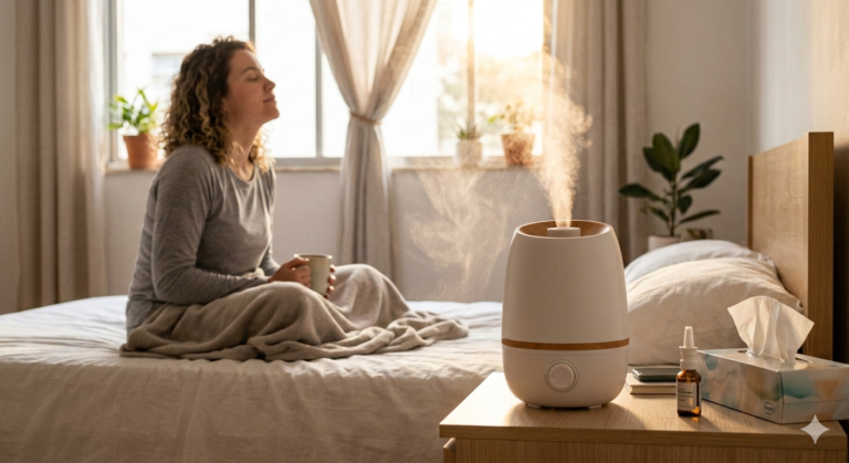 Umidificador de ar ajuda na rinite? Descubra se ele é o herói ou o vilão das suas noites