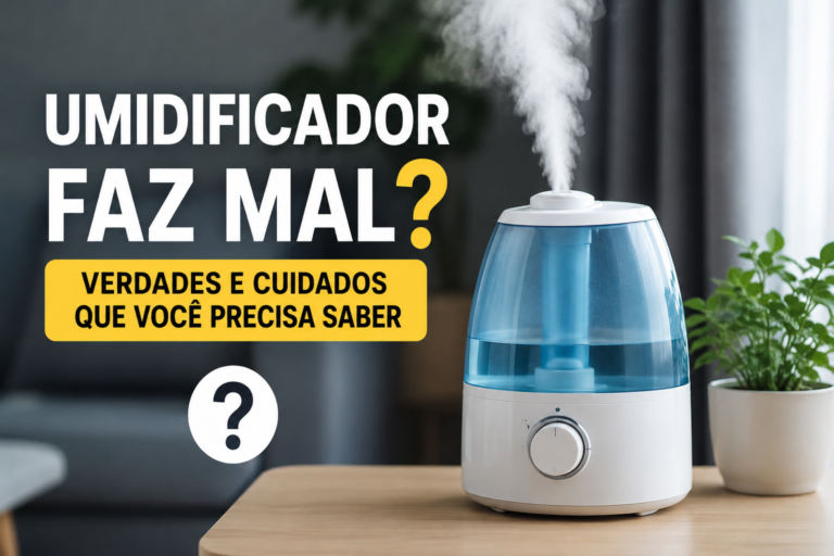 Umidificador de ar faz mal? Descubra a verdade, riscos e benefícios antes de comprar